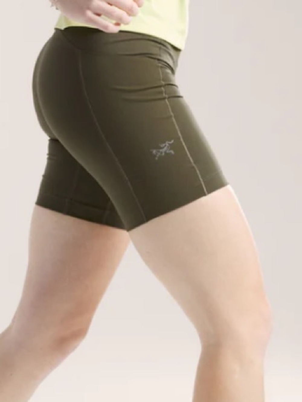 Arc'teryx Essent High-Rise Utility Shorts Women's Green  Bike Shorts Size S